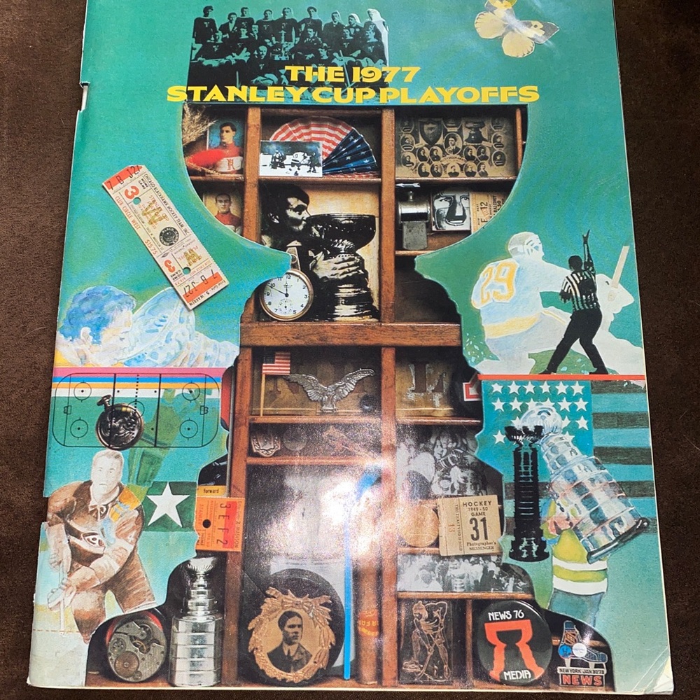 4/26/1977 Flyers vs Bruins Stanley Cup Playoff Program